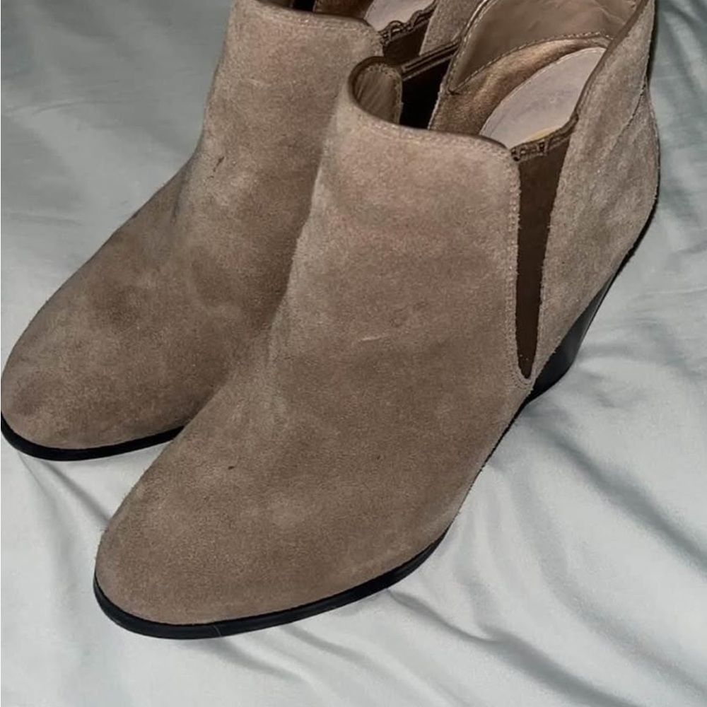 Michael Kors Tan Suede Ankle Booties